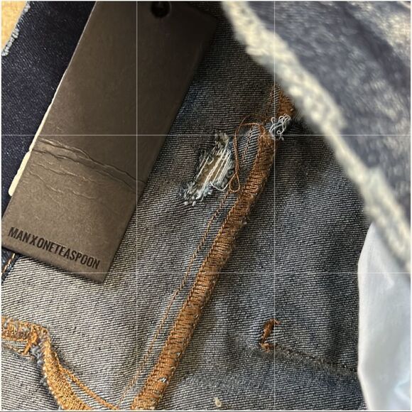 One Teaspoon Blue Distressed Men’s Jeans(Size 32) - Picture 5 of 9